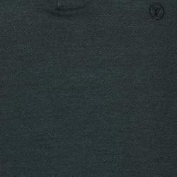 Pre Owned Louis Vuitton Green Cotton Pique Polo T-Shirt L