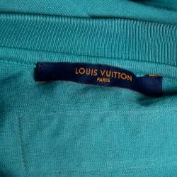 Louis Vuitton Green Terry Knit Oversized T-Shirt XL