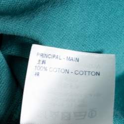 Louis Vuitton Green Terry Knit Oversized T-Shirt XL