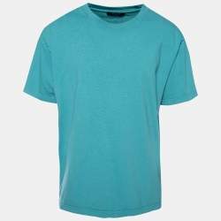 Louis Vuitton Green Terry Knit Oversized T-Shirt XL