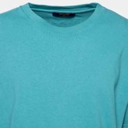 Louis Vuitton Green Terry Knit Oversized T-Shirt XL