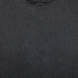 Pre Owned تي شيرت لوي فيتون قطن رصاصي بأكمام قصيرة ورقبة مستديرة مقاس صغير - سمول