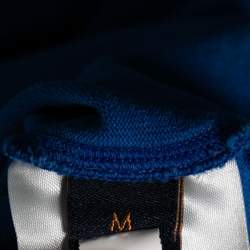 Pre Owned Louis Vuitton Blue Cotton Inside Out Short Sleeve Crew Neck T-Shirt M