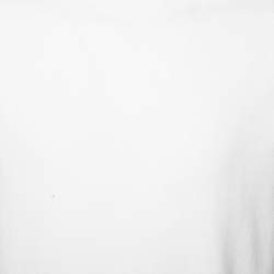 Pre Owned تي شيرت لوي فيتون اينسيد اوت قطن رصاصي أكمام قصيرة رقبة مستديرة مقاس متوسط (ميديوم)