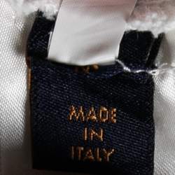 Pre Owned تي شيرت لوي فيتون اينسيد اوت قطن رصاصي أكمام قصيرة رقبة مستديرة مقاس متوسط (ميديوم)