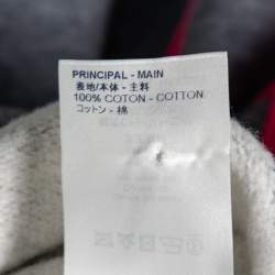 Louis Vuitton Light Blue Knit LV Embroidered Crew Neck Sweatshirt XS
