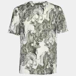 Louis Vuitton x Chapman Brothers 2017 Monogram & Animal Print Shirt - White  Casual Shirts, Clothing - LOU262712