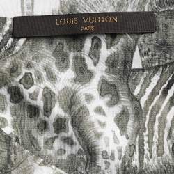 Louis Vuitton x Chapman Brothers White & Green Animals Print T-Shirt L