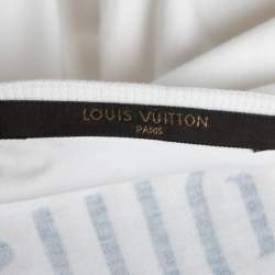 Louis Vuitton White Cotton Wardrobe Printed Crew Neck T-Shirt M
