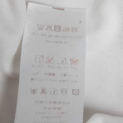 Louis Vuitton White Cotton Wardrobe Printed Crew Neck T-Shirt M