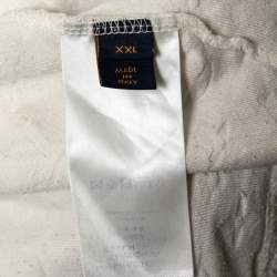 Louis Vuitton White Monogram Cotton Toweling T-Shirt XXL