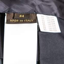 مملوكة مسبقًا Louis Vuitton Navy Blue Wool Tailored Trousers XL