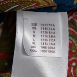 Pre Owned Louis Vuitton Multicolor Printed Cotton Button Front Shirt XL
