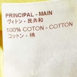 Louis Vuitton Yellow Jersey Crew Neck T-Shirt S