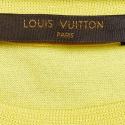 Louis Vuitton Yellow Jersey Crew Neck T-Shirt S