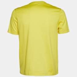 Louis Vuitton Yellow Jersey Crew Neck T-Shirt S
