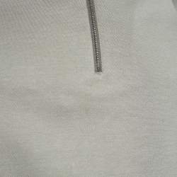 Louis Vuitton Grey Jacquard Gravity Raglan Sleeve Sweatshirt S