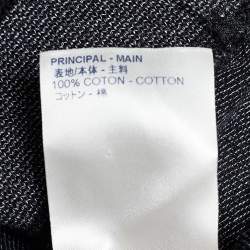 Louis Vuitton Black Textured Cotton Logo Detail Polo T-Shirt XL