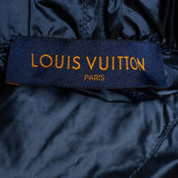 Louis Vuitton Navy Blue Synthetic Elasticized Cuff Joggers M / Waist: 30"