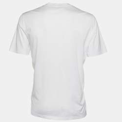 Louis Vuitton White Jersey Paint Splatter Print T-Shirt XL