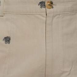 مملوكة مسبقًا Louis Vuitton x Chapman Brothers Beige Animal Pattern Cotton Shorts M/Waist - 38"
