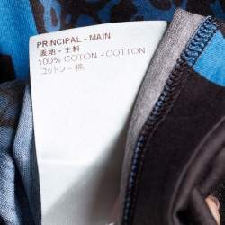 Louis Vuitton x Chapman Brothers Blue Jersey Giraffe Print T-Shirt L