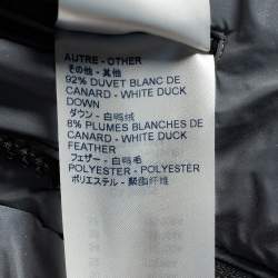 Louis Vuitton Grey Synthetic Quilted Patch Ski Down Jacket M