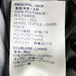Louis Vuitton Grey Synthetic Quilted Patch Ski Down Jacket M