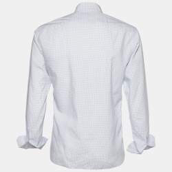 Louis Vuitton White Cotton Twill Long Sleeve Shirt M Louis Vuitton | The  Luxury Closet
