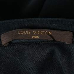 Louis Vuitton Navy Blue Cotton Pocket Detail Crewneck T-Shirt L