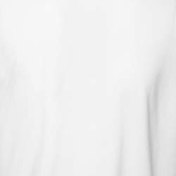 Louis Vuitton Off White Cotton Long Sleeve Crewneck T-Shirt M