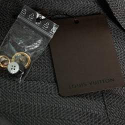 Louis Vuitton Grey Textured Wool Single-Breasted Blazer M  