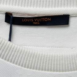 Louis Vuitton X Virgil Abloh White Cotton 3D Monkey T-Shirt M