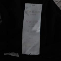 Pre Owned Louis Vuitton Black Silk & Cashmere Knit Button Front Cardigan M