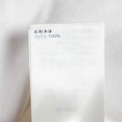 Pre Owned Louis Vuitton White Cotton Logo Printed NBA Short Sleeve T-Shirt S