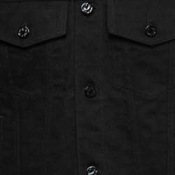 Louis Vuitton Black Monogram Jacquard Denim Jacket XL