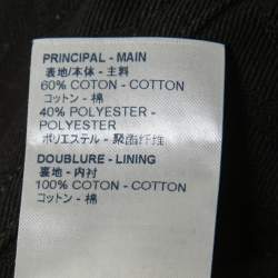 Louis Vuitton Black Monogram Jacquard Denim Jacket XL