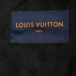 Louis Vuitton Black Monogram Jacquard Denim Jacket XL