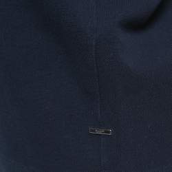 Pre Owned Louis Vuitton Navy Blue Cotton Pique T-Shirt XXL
