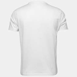 White cotton t-shirt Louis Vuitton x Supreme White size L