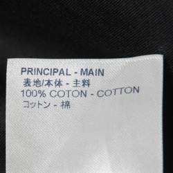 Louis Vuitton Black Cotton Damier Pocket Crew Neck T-Shirt 5XL
