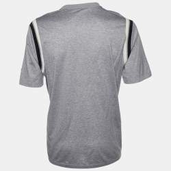 Louis Vuitton Men's Gray Cotton Varsity Embroidered T-Shirt – Luxuria & Co.