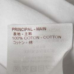 Louis Vuitton X Supreme White Cotton Logo Print T-Shirt S
