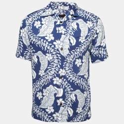 Louis Vuitton Floral Short Sleeve Shirt Tops Men Size M Flower
