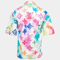 vuitton multicolor watercolor shirt