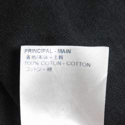 Louis Vuitton Grey Cotton Crew Neck Half Sleeve T-Shirt S