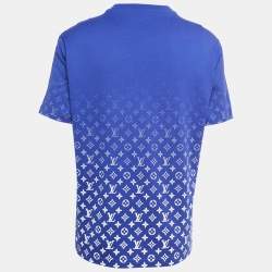Shirt Louis Vuitton Blue size L International in Cotton - 32286875