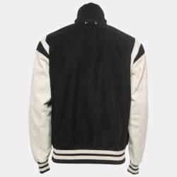 louis vuitton varsity jacket leather white｜TikTok Search