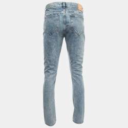 Louis Vuitton Light Blue Washed Denim Jeans L Waist 34"