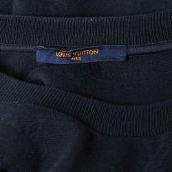 Pre Owned Louis Vuitton Monogram Cotton Crew Neck Half Sleeve T-Shirt M